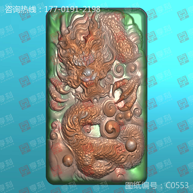 新款龍牌玉雕圖案圖紙_玉石雕刻工具廠家