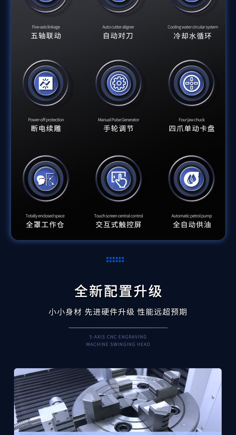 五軸雕刻機(jī)功能
