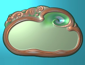 云彩硯臺石雕電腦模型圖紙_玉石雕刻工具廠家