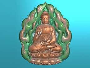 吊墜佛牌電腦精雕圖_玉石雕刻工具廠家