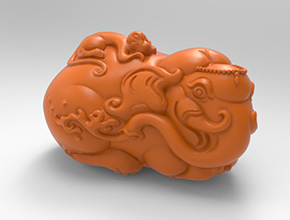 封侯拜相手把件電腦精雕圖_玉石雕刻工具廠家