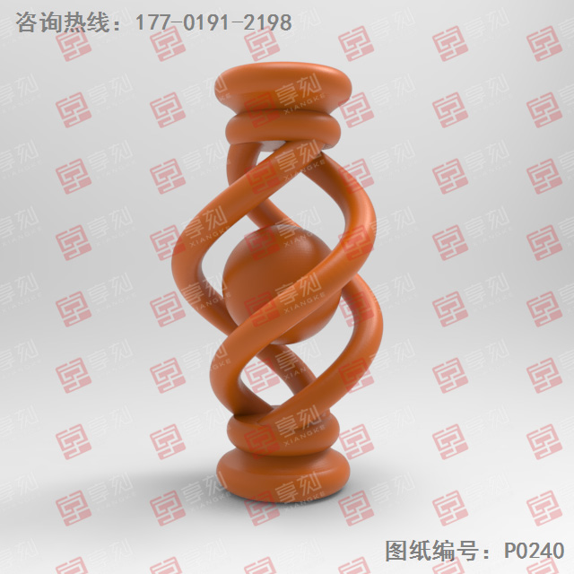 鏤空彈簧球工藝品模型雕刻圖紙_玉石雕刻工具廠家