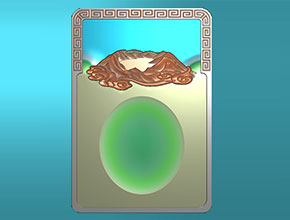 硯臺電腦精雕模型圖紙_硯臺雕刻工具廠家