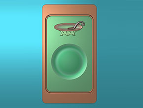 天池硯臺電腦精雕模型圖紙_硯臺雕刻工具廠家