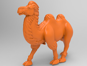 駱駝擺件電腦精雕圖模型3D圖紙_玉石雕刻機(jī)廠家
