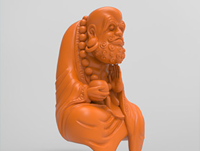 達(dá)摩擺件玉石工藝品電腦精雕圖紙_玉石雕刻機(jī)廠