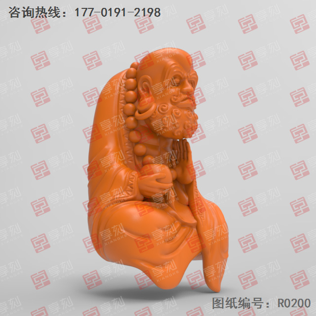 達(dá)摩擺件玉石工藝品電腦精雕圖紙_玉石雕刻機(jī)廠家