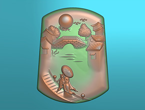 山水牌翡翠碧玉電腦精雕圖紙_玉石雕刻機(jī)廠家