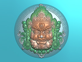 玉石大天黑黃財(cái)神電腦精雕圖紙_五軸玉石雕刻機(jī)