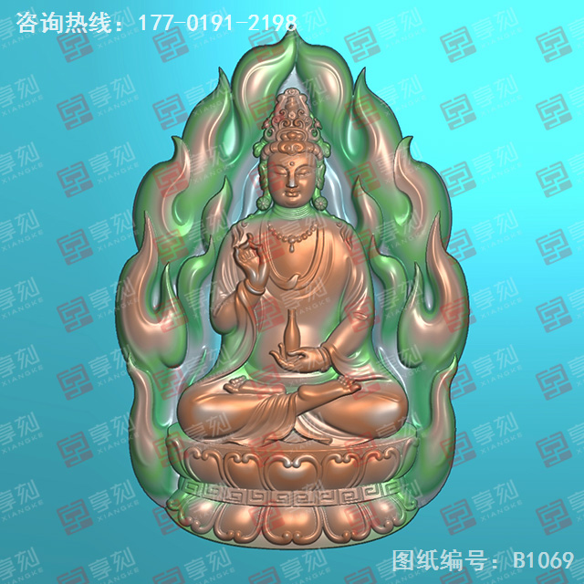 觀音菩薩玉石電腦雕刻精雕圖紙_五軸雕刻機(jī)廠家