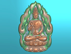 觀音菩薩玉石電腦雕刻精雕圖紙_五軸雕刻機(jī)廠家