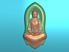 佛祖吊墜玉石精雕圖紙_五軸雕刻機(jī)廠家