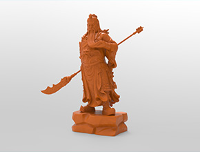 觀音擺件佛像立體模型精雕圖紙_五軸雕刻機(jī)廠家