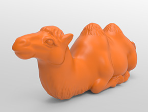 駱駝立體模型精雕圖紙_五軸雕刻機(jī)廠家