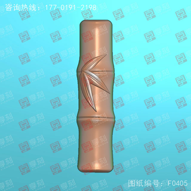 竹子吊墜玉石電腦精雕圖_玉石雕刻機廠家