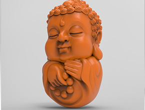 小如來佛玉石3d立體模型圖紙_五軸玉石雕刻機(jī)廠