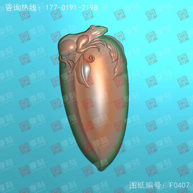 福娃吊墜玉石電腦精雕圖_翡翠雕刻機(jī)廠家