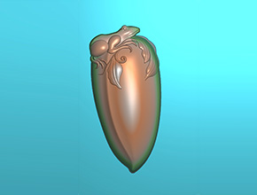 福娃吊墜玉石電腦精雕圖_翡翠雕刻機廠家