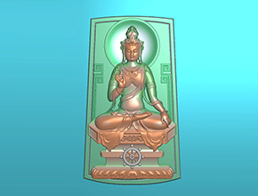 和田玉觀音掛件玉石電腦精雕圖_享刻玉石雕刻機(jī)