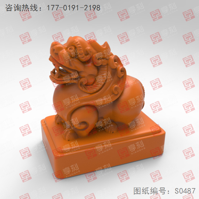 立體貔貅3d雕刻模型圖紙_享刻五軸雕刻機(jī)廠家