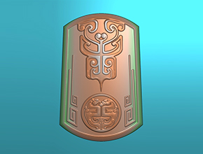 仿古龍鳳獸玉石雕刻電腦圖紙_享刻玉石雕刻機(jī)