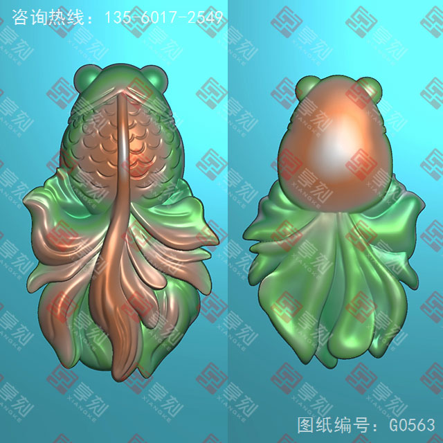 金銀吊墜玉石雕刻電腦圖紙_享刻玉石雕刻機