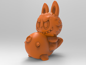 錦鯉拉布布電腦3d模型圖stl_享刻五軸雕刻機(jī)