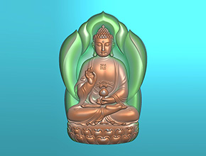 佛祖玉石電腦數(shù)控精雕圖紙_享刻玉石雕刻機(jī)