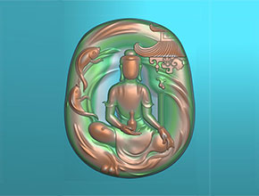 無相佛玉石電腦數(shù)控精雕圖紙_享刻玉石雕刻機(jī)