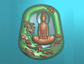 無相佛玉石電腦數(shù)控精雕圖紙_享刻玉石雕刻機(jī)