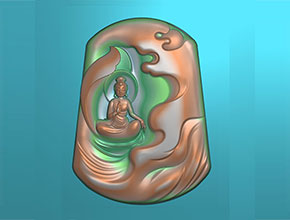 無相佛玉石電腦數(shù)控精雕圖紙_享刻玉石雕刻機(jī)