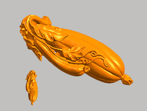 絲瓜擺件玉雕機(jī)玉雕精雕圖_享刻數(shù)控雕刻機(jī)廠家