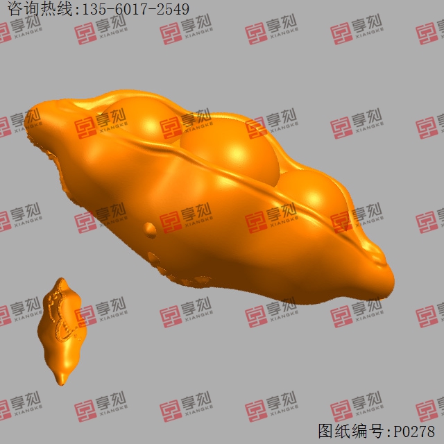 豌豆豆子擺件玉雕機(jī)玉雕精雕圖_享刻數(shù)控雕刻機(jī)廠家