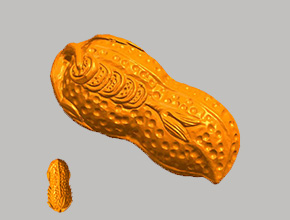 花生錢擺件玉雕機(jī)玉雕精雕圖_享刻數(shù)控雕刻機(jī)廠