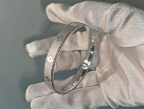 釘珠四葉草銅銀手鐲雕刻模型圖_金銀首飾cnc雕刻