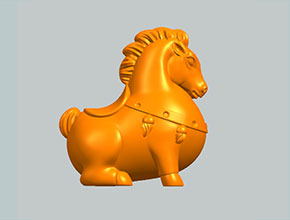 唐馬模型圖紙_五軸雕刻機(jī)廠家