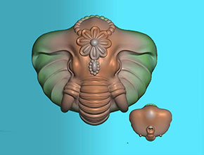 雙面象玉石雕刻電腦圖紙_享刻玉石雕刻機(jī)