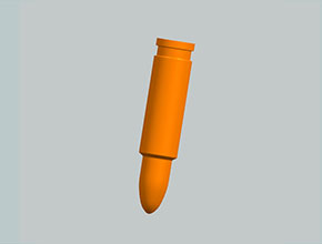 子彈吊墜圓頭電腦玉雕模型圖_享刻數(shù)控雕