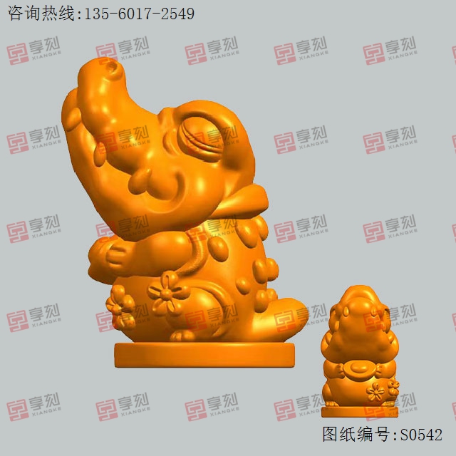 鱷魚模型圖紙_五軸雕刻機(jī)廠家